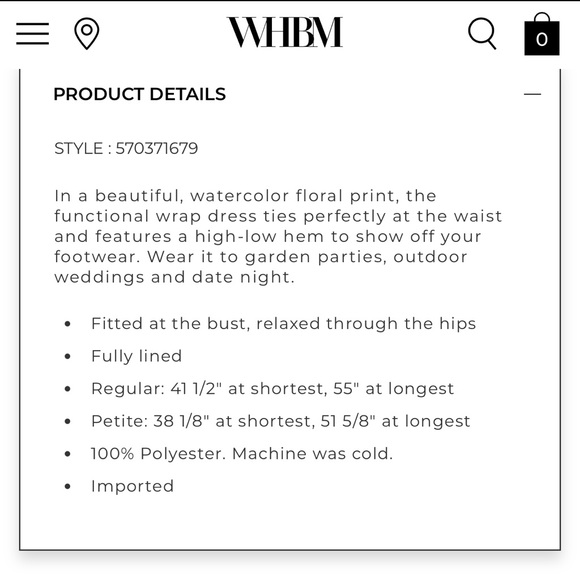 NEW $190 WHBM Floral Pink Maxi Dress vneck wrap dress size 12 - Picture 9 of 9